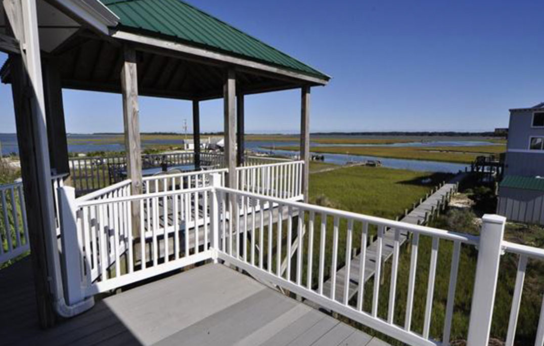 View over Deep Hole Creek Epiphany's view over Deep Hole Creek, Assateague in the distance